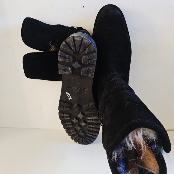 Sam Edelman Black Suede Winter Boots - Picture 10 of 12